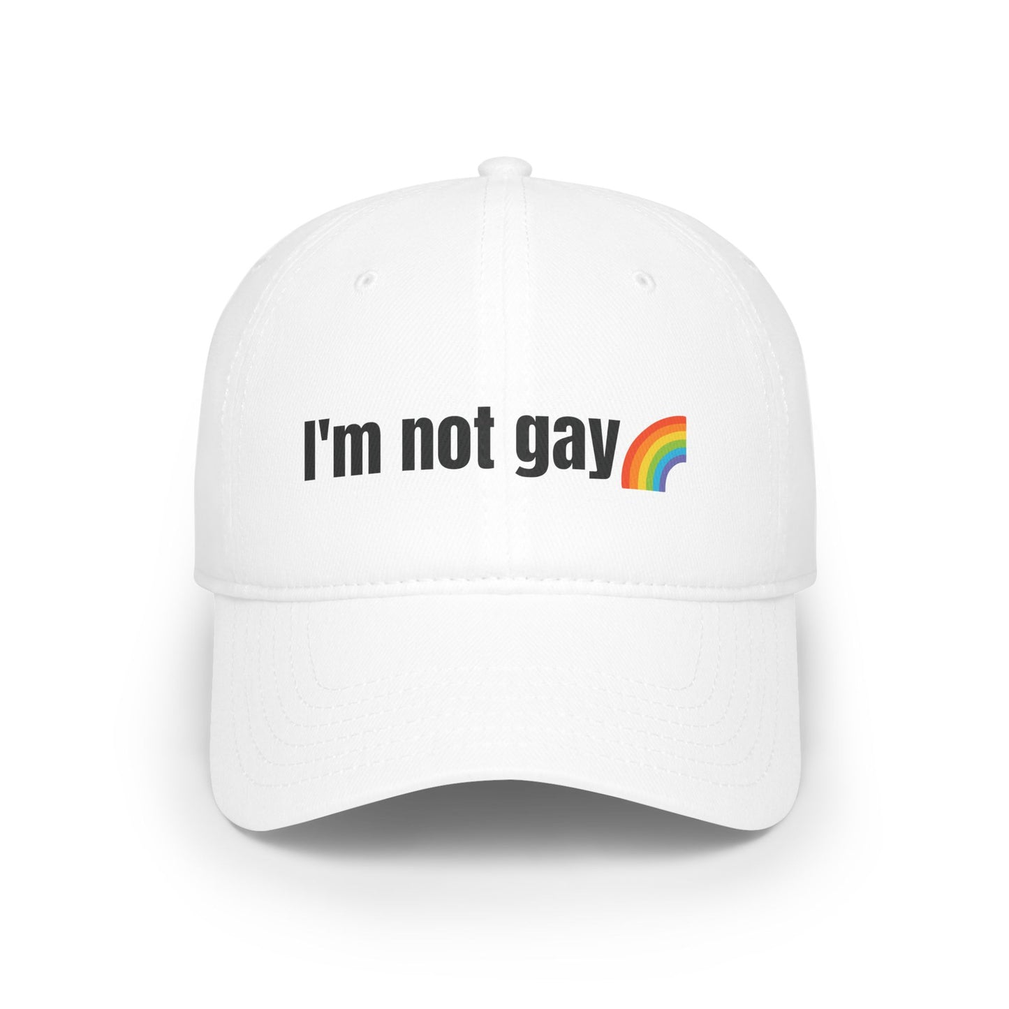 I'm not gay baseball cap